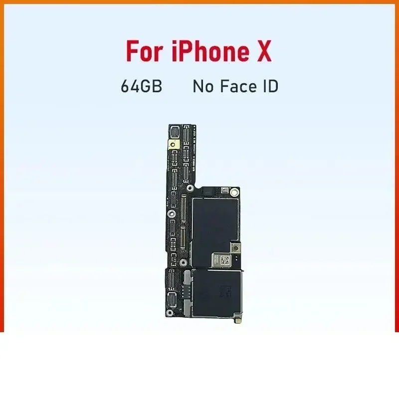 

New! Tested Motherboard for iPhone X XR XS Max 64g 128g 256g Unlocked Mainboard With Face ID Cleaned Logic Board