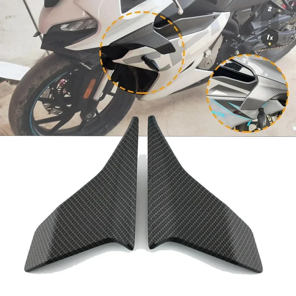 Motorcycle Winglet Side Downforce Naked Spoiler Fixed Fairing Wing Deflector For CFMOTO 250SR 300SR 250 300 SR ABS fun gtr