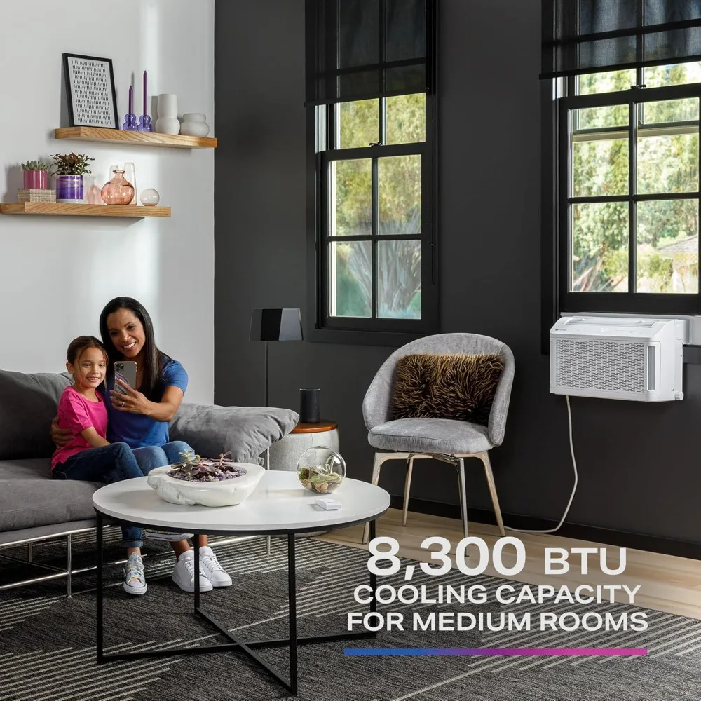 Profile ClearView Window Air Conditioner 8,300 BTU, WiFi Enabled, Ultra Quiet for Medium Rooms, Full Window View, Customized image 6