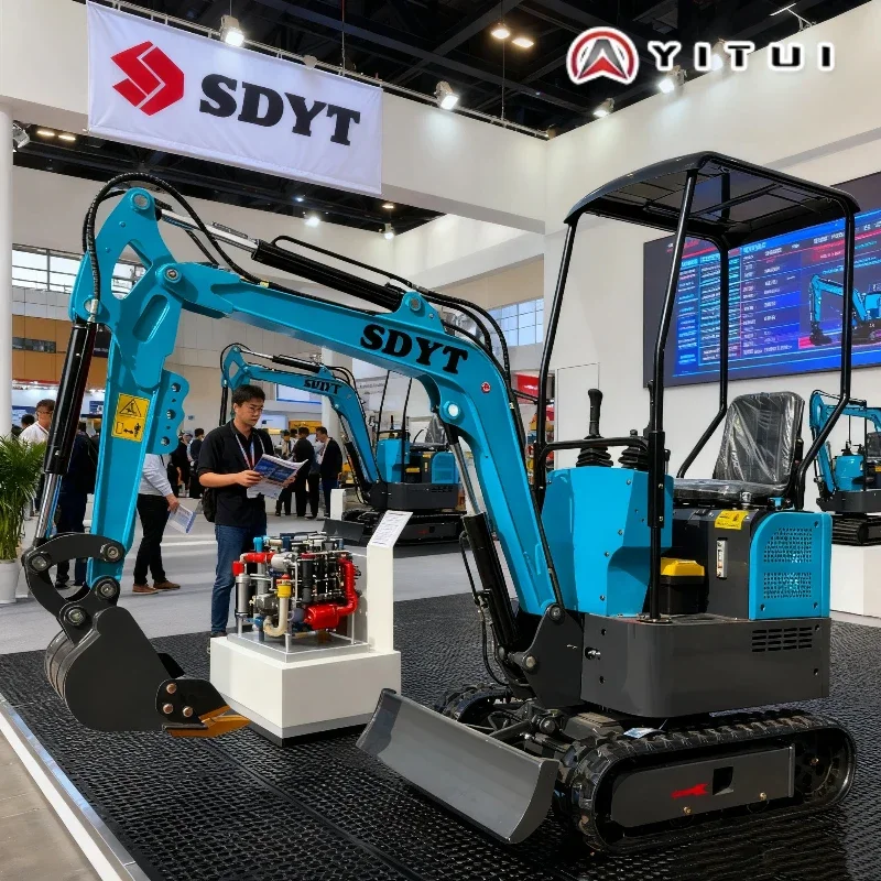 عرض خاص لفترة محدودة 1.2 طن حفارة صغيرة موسمية إصدار محدود محرك كوبوتا وقت عمل طويل للغاية مخصص