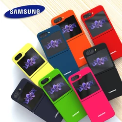 For Samsung Galaxy Z Flip6 Flip5 Flip7 Flip4 Color Phone Case For Samsung Z Flip 6 Flip 7 Shockproof Hard Slim Shockproof Cover