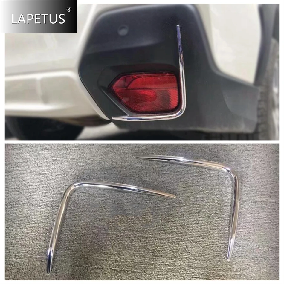 

Car Front Rear Fog Lights Lamps Eyebrow Frame Decoration Cover Trim For Subaru XV Crosstrek 2017 - 2021 ABS Chrome Accessories