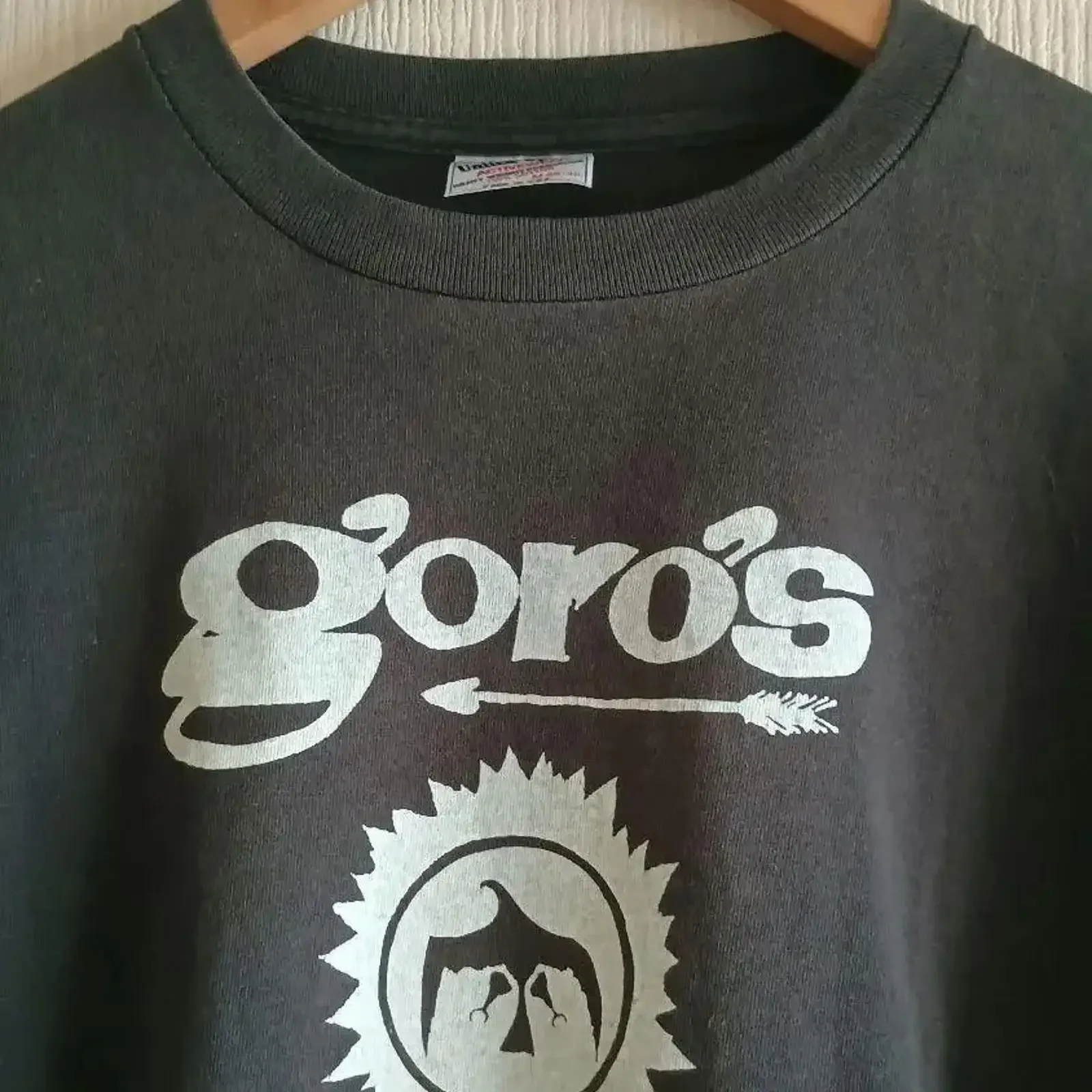 

90s USA vintage Goro s T shirt Washed graphic streetwear Breathable Stretched Versatile Comfortable homme fashion vintage