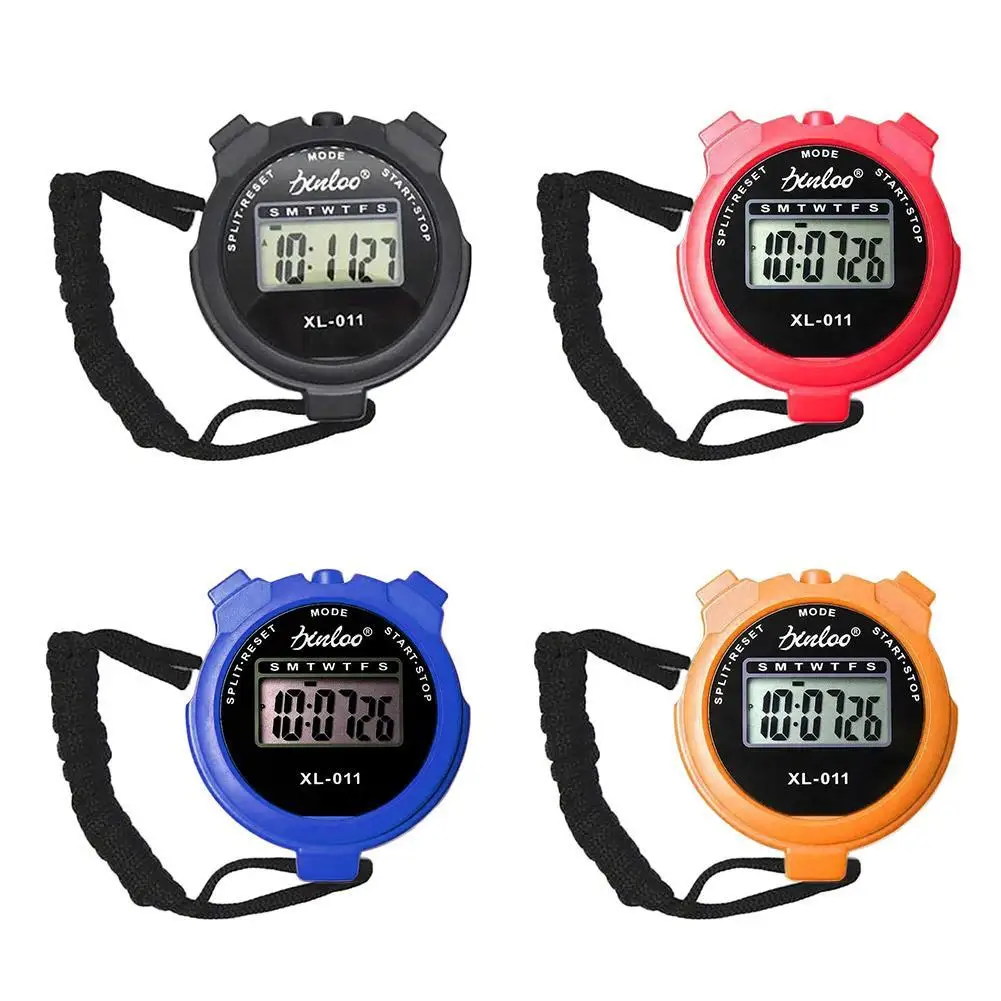 Multifunctionele Stopwatch Teller Handheld Sport Stopwatch Digitale Display Fitness Timer Teller Draaagbare