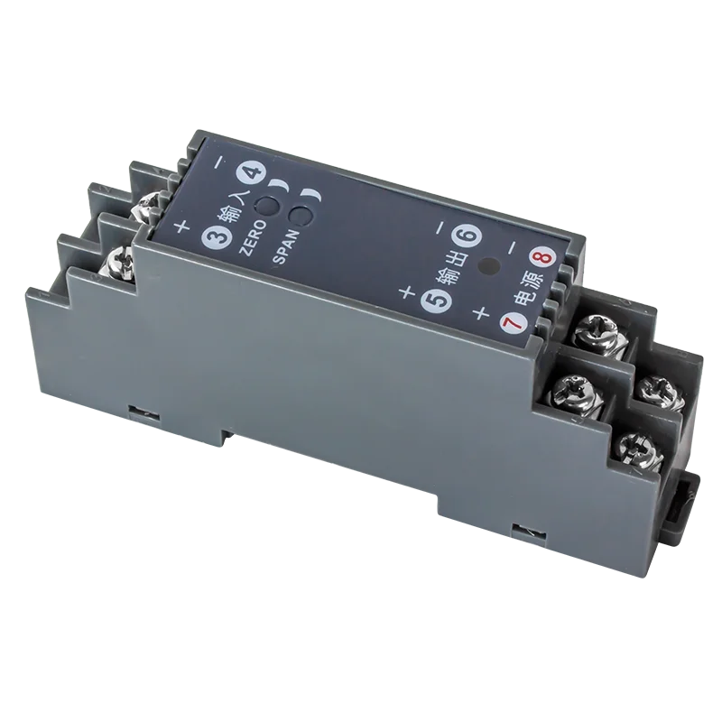 4-20mA 0-10V 0-75mV Intelligent Isolation Distrobution 0-500V 0-2000V DC24V Analog Signal Isolator 1 In 1 Out Signal Converter