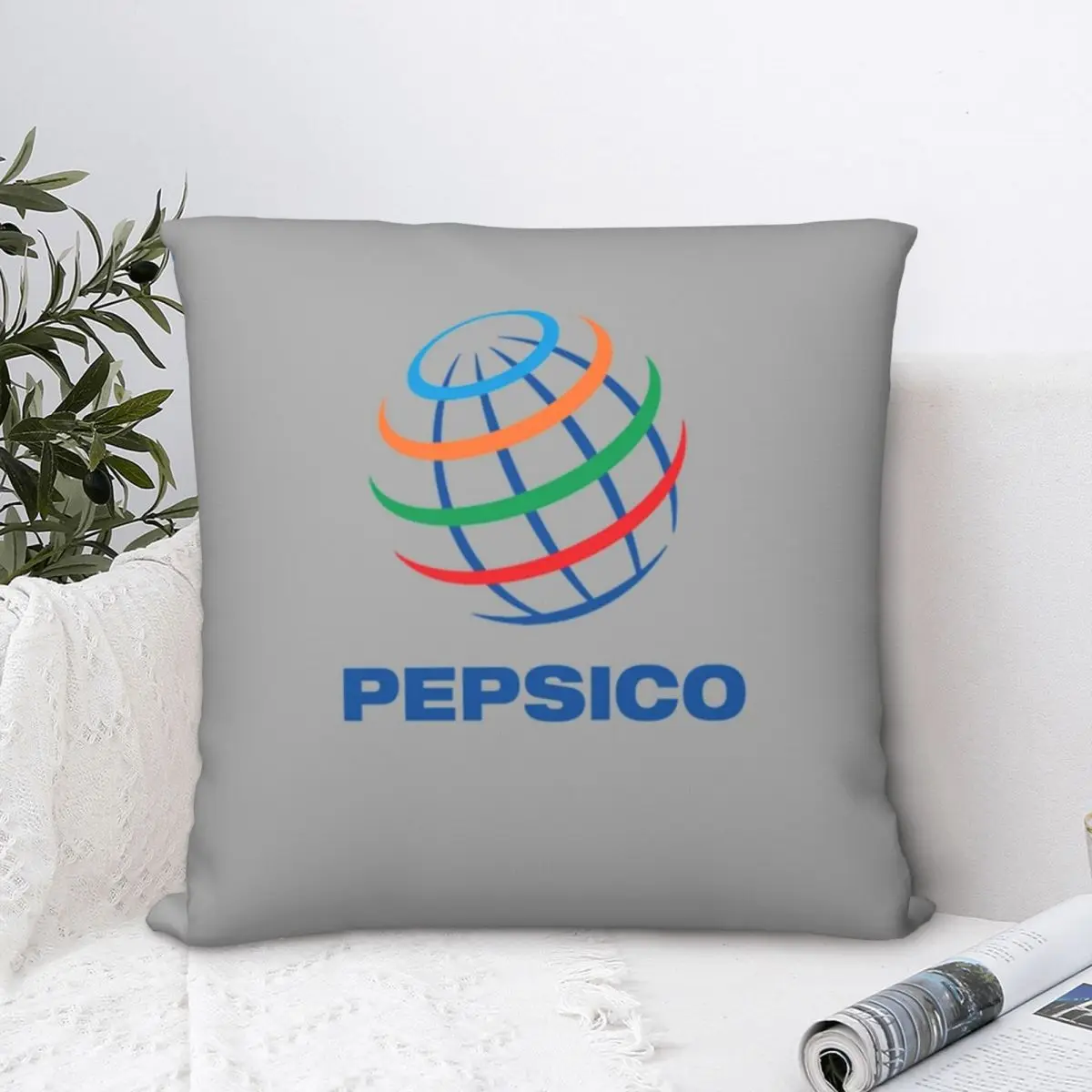 

Pepsico Snack Company Square Pillowcase Polyester Pillow Cover Velvet Cushion Decor Comfort Throw Pillow For Home Bedroom