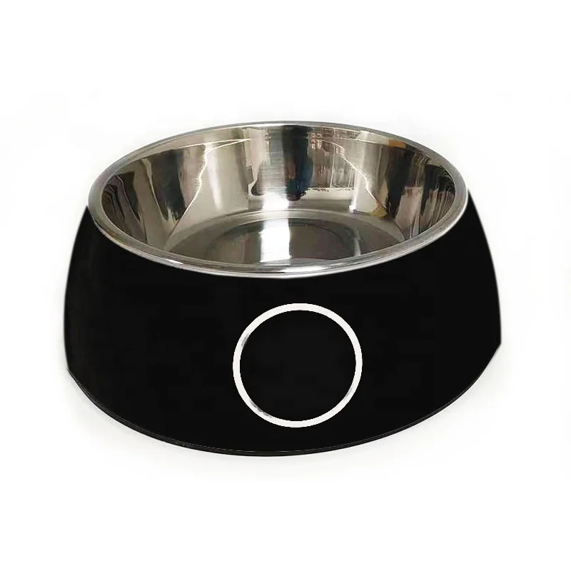 Dog bowl melamine pet bowl food feeder drinking water dog Designer with logo pet accessories supplies dropshipping WA1001