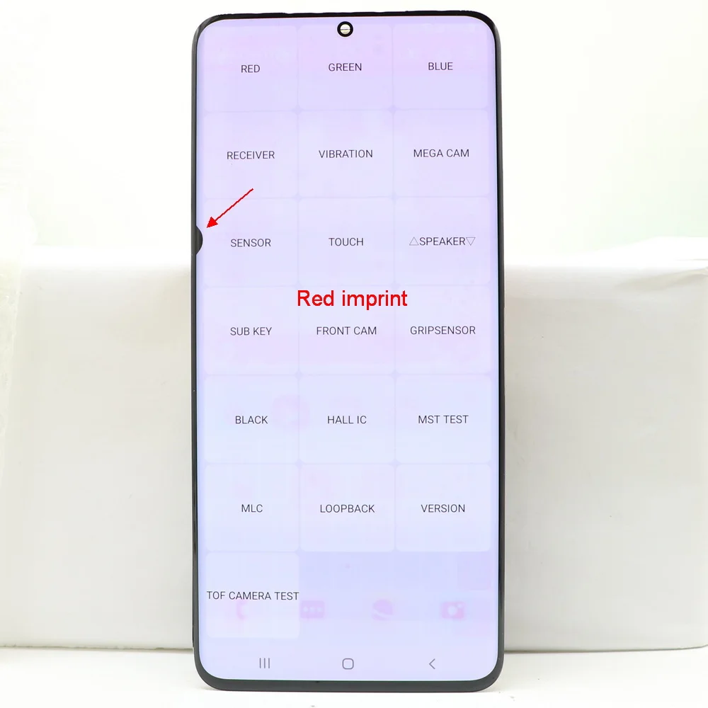 Super AMOLED For Samsung Galaxy S20 Ultra G988 G988F G988U LCD Display Touch Screen Digitizer With defects screen 100% testing