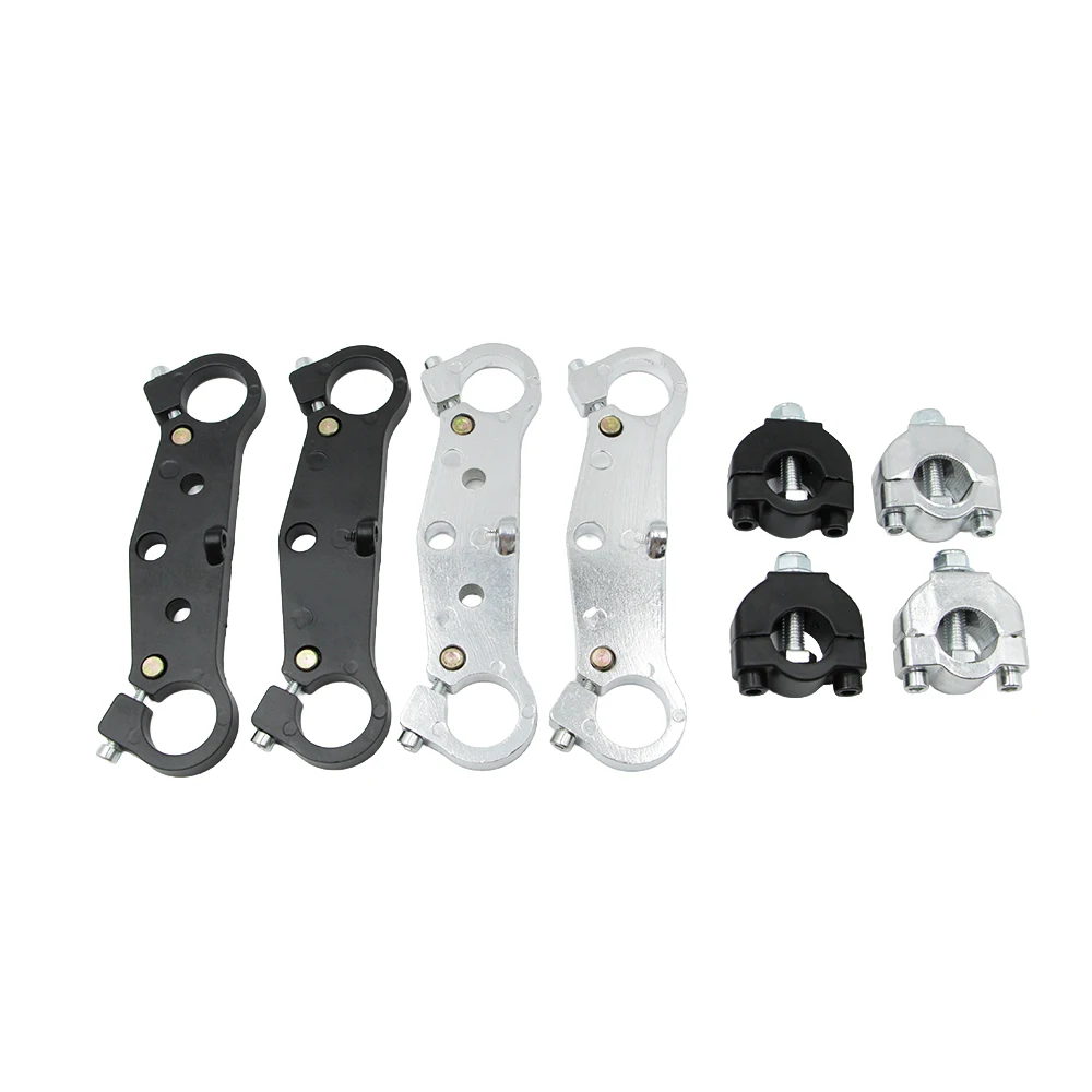 

1 pair of 25mm frame leading front fork upper and lower connecting plates for 49cc mini motorcycle dirt bike parts