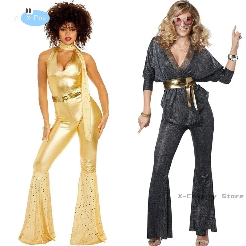 Costume Chang d'Halloween Rétro des Années 60 à 70, Tenue de brev, de Performance Hip-Hop, Maquillage de ix, Hélicoptère, Offre Spéciale, 2024