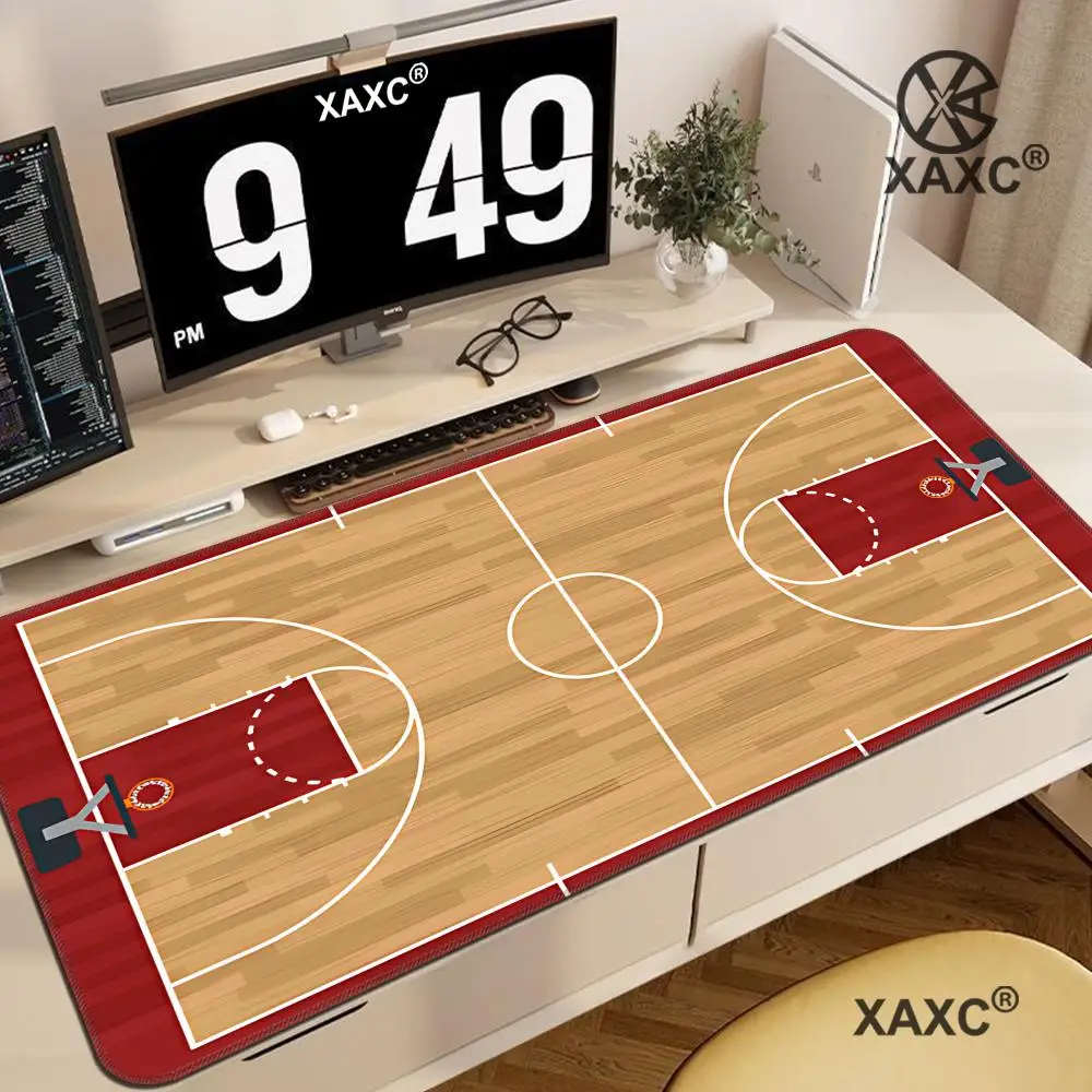 

Basketball Field Soccer Field Mouse Pad Large Computer Office Game Table Mat XXL Rubber Anti-slip Gaming Keyboard Long Desk Pads