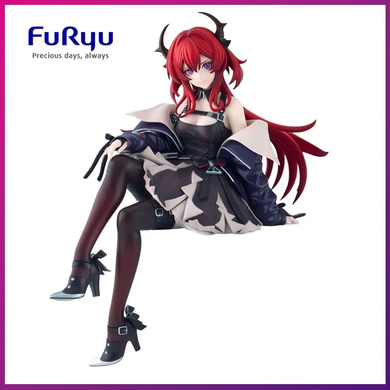 FURYU In Stock Original Noodle Stopper Arknights Surtr Energy Connection Ver. 15cm PVC Anime Prize Figure With Base Cartoon Cute