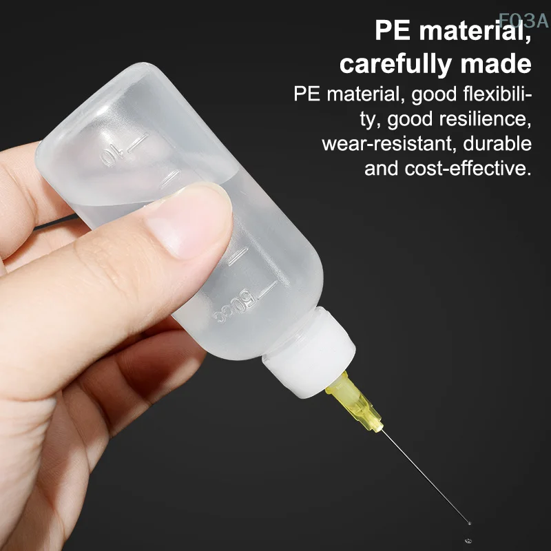 50ML Plastic Liquid Alcohol Bottle For Dispenser Rosin Solder Flux Paste For Phone PCB Cleaning Welding Repair Tools