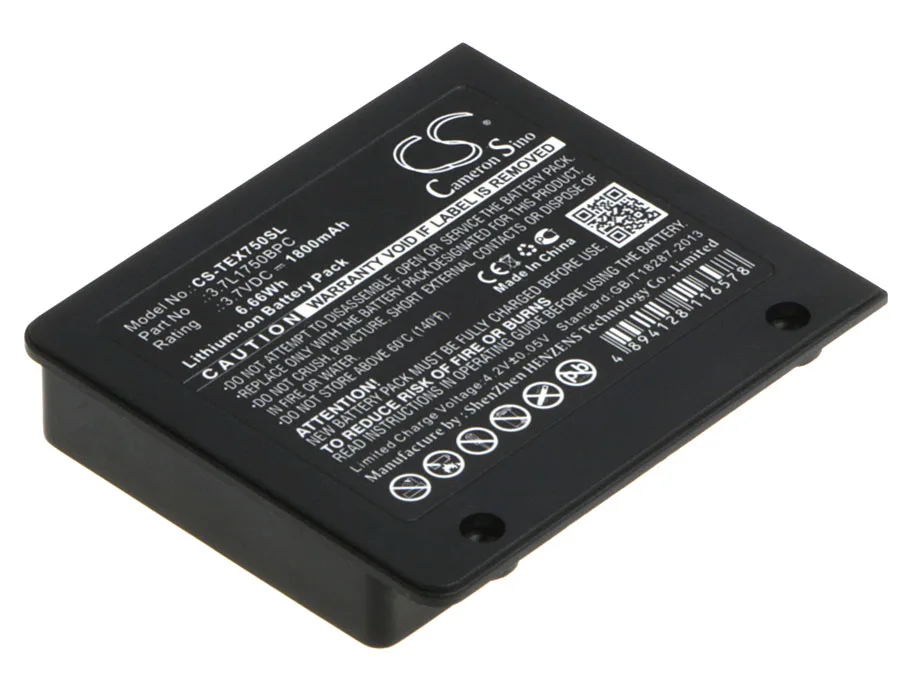 CS Replacement Battery For Texas Instruments TI-Nspire Navigator Wireless C, TI-Planet 3.7L1750BPC 1800mAh/6.66Wh