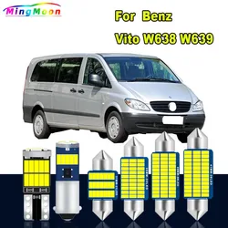 Canbus No Error For Mercedes Benz Vito W638 W639 Auto LED Interior Map Dome Trunk Light Kit Car Led Bulbs Accessories