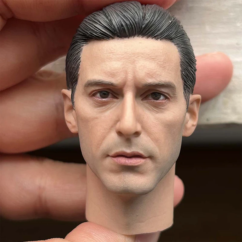 1/6 Male Godfather Al Pacino Young Old Version Head Sculpture Carving Model Fit 12inch Action Figures Collect