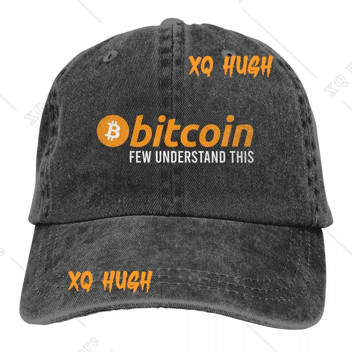 Bitcoin Few Understand This Crypto Cryptocurrency Bitcon Unisex Washed Cotton Cap Vintage Baseball Cap Casual Outdoor Sports Hat