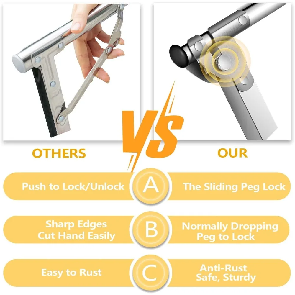 Heavy Duty Stainless Steel Laundry Drying Rack, 95 Inches Folding Indoor Outdoor Portable Drying Rack for Clothes