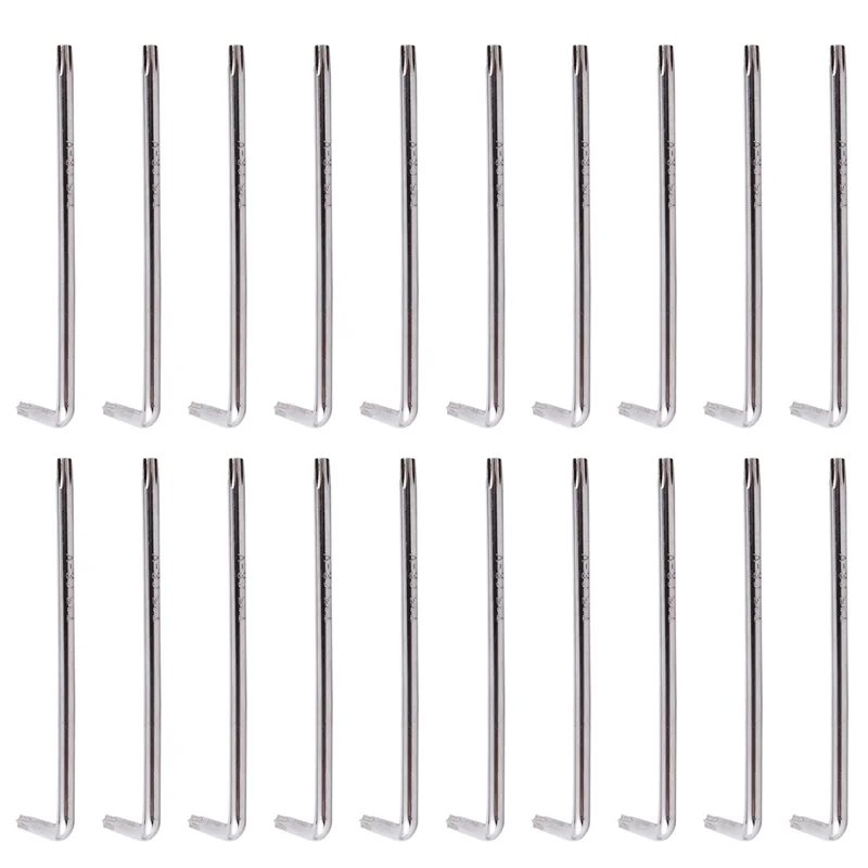 

A34R 20X Ключ Torx Star с длинной рукояткой, защищенный от несанкционированного доступа, серебристый, T25 100 мм