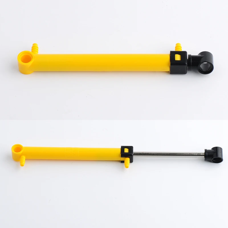 MOC Pneumatic Parts Kit Air Pump Tank, Piston Switch Compatible with Legoeds 42043/61904 DIY Technical Building Blocks System