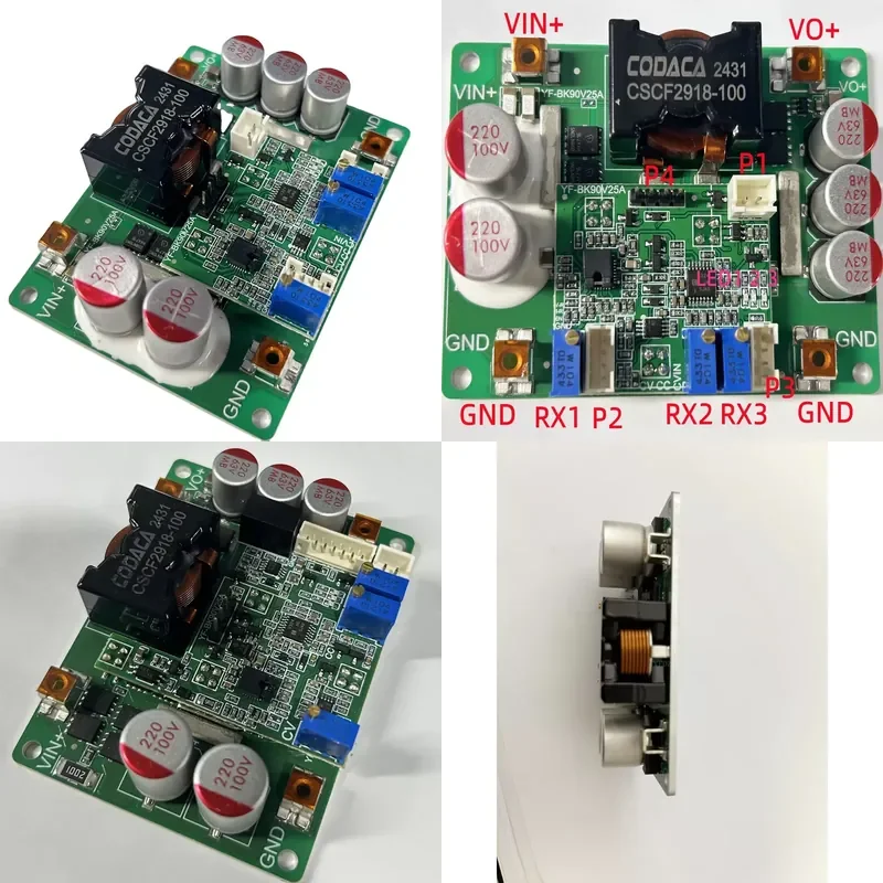 1000W 12-90v to 3v-56v DC synchronous step-down power supply fuel cell power supply charging high voltage DC DC step-down