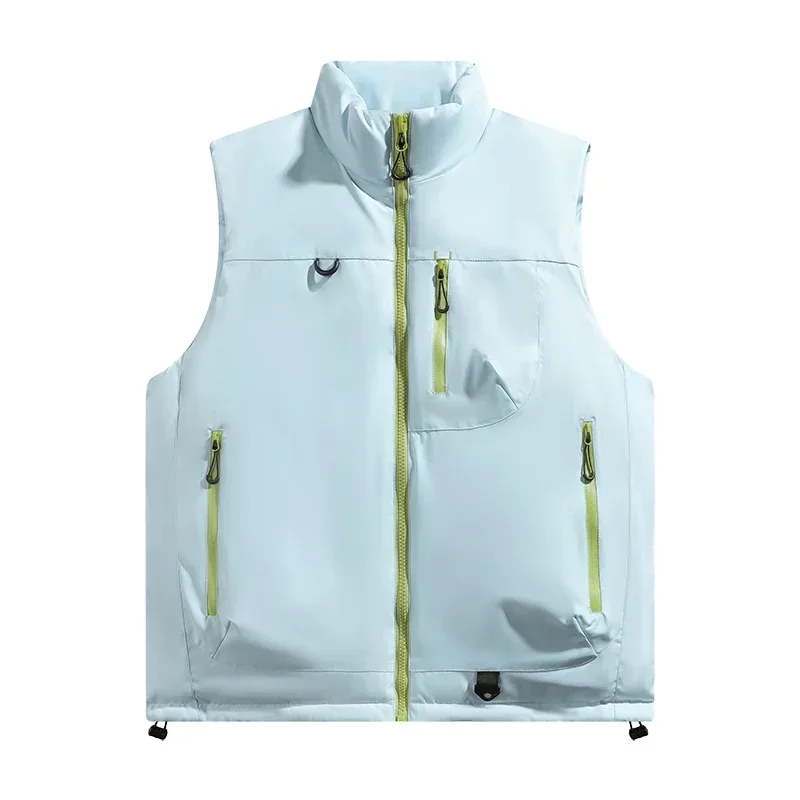 Couple Outdoor Fishing Casual Windproof Breathable Warm Vest Soft and Comfortable Winter Cold Proof Breathable Cotton Clothing