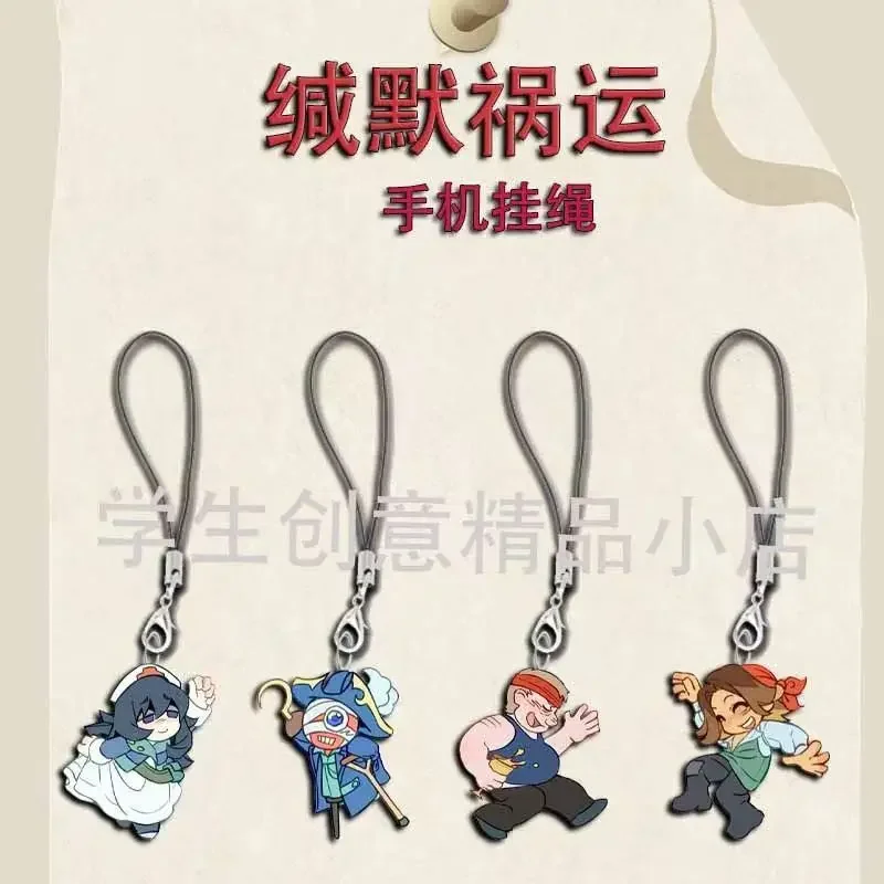 Mouthwashing Game Keychains - Curly, Anya, Jimmy, Swansea, Daisuke Phone keychain Pendant Bag Charms