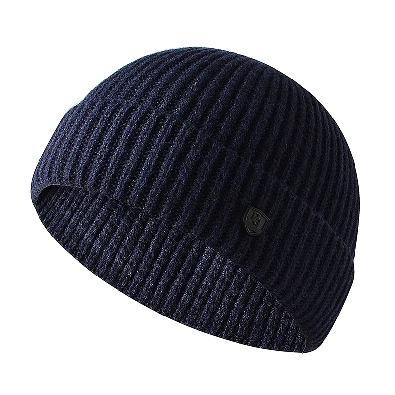 Winter Knitted Hats For Men Women Warm Skullies Beanies Autumn Short Thread Beanie Male Outdoor Thick Snow Ski Cap