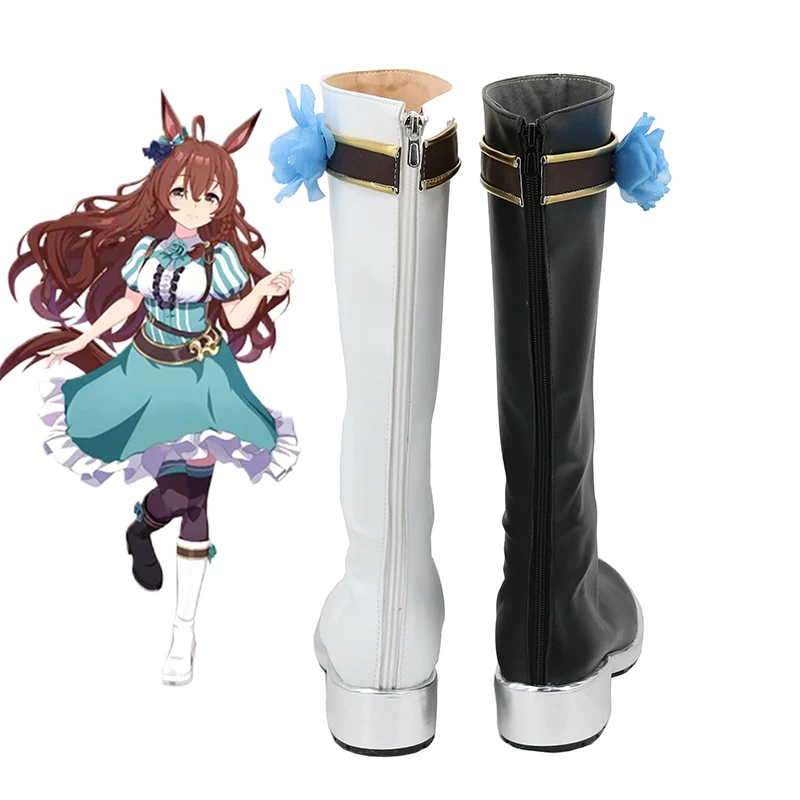 Pretty Derby Mejiro Bright Cosplay Sapatos Botas Halloween Cosplay Sapatos