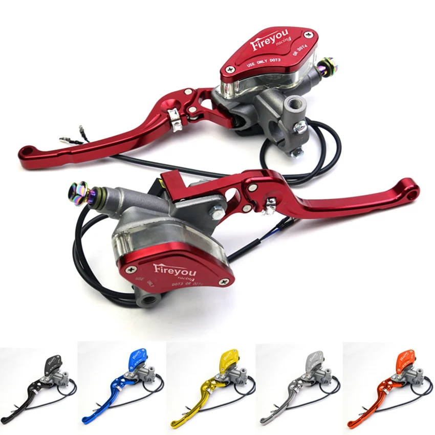 Motorcycle 22mm Handlebar Hydraulic Clutch lever Brake Pump Master Cylinder For Vespa Yamaha Tmax Kawasaki z900 Honda Benelli