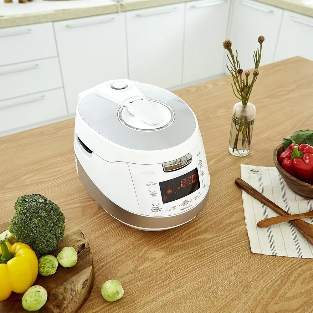 Induction Heating Pressure Rice Cooker – 18 built-in programs including Glutinous, Mixed, Sushi and more, Non-Stick Coating