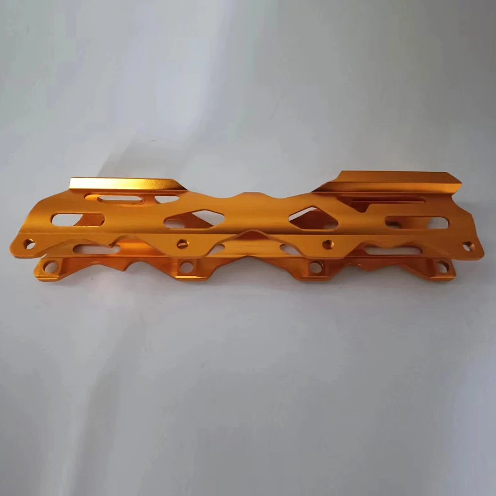 ROSELLE 231 243 mm Inline Skate Frame Flat Style Gold Slalom Sliding Roller Skates Base 150 165 180 Mounting Distance Chassis