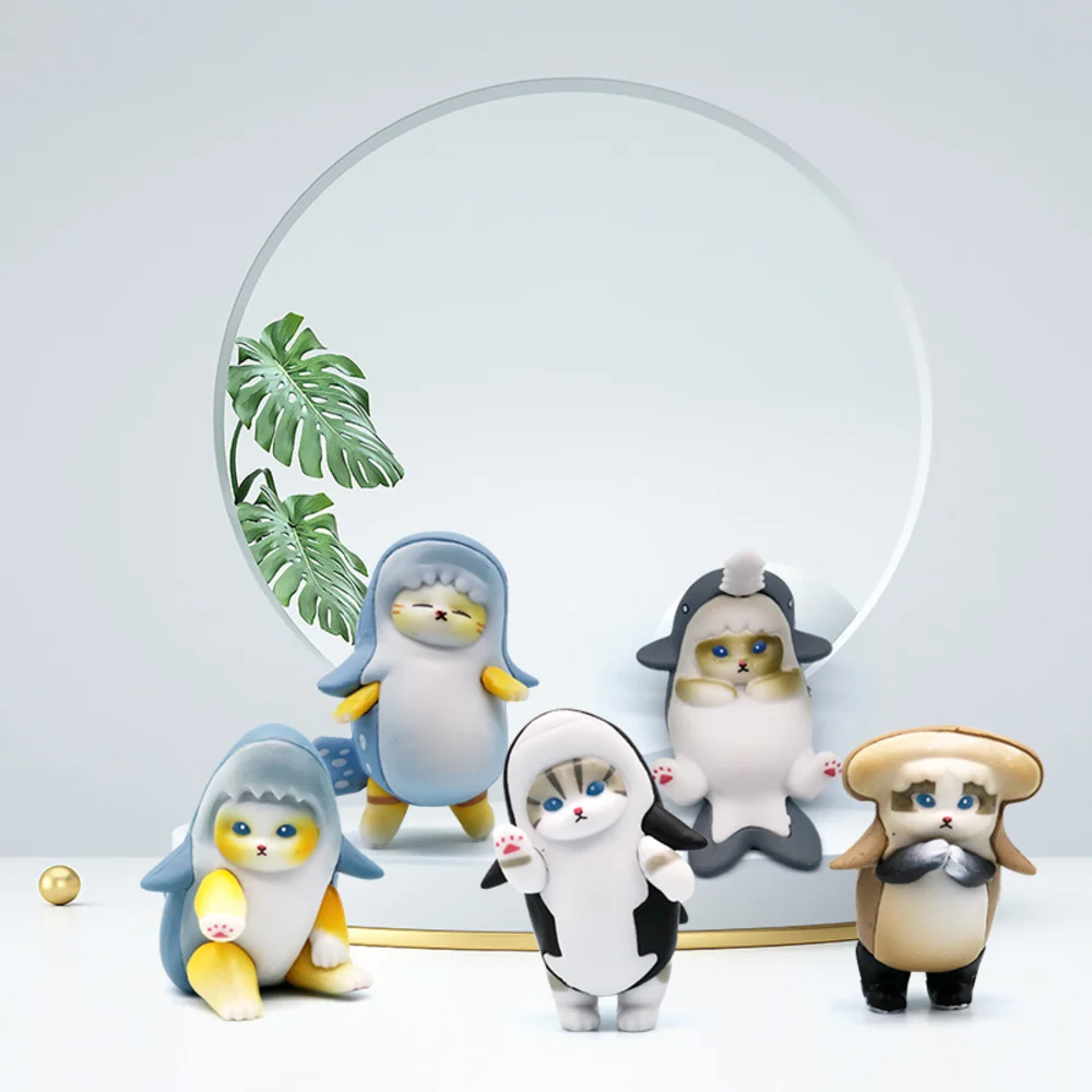 Mofusand Deep Sea Roleplay Figure Shark Costume Collectible Anime Ocean Explorer Gift for Collectors Limited Mystery Pack