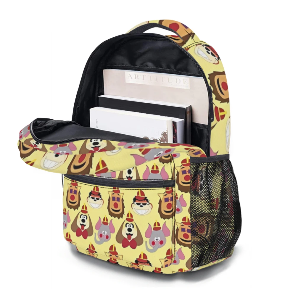 Nova moda os divididos todos os membros mochila saco grande capacidade na moda saco de livro multi-bolsos ajustável 17 polegada