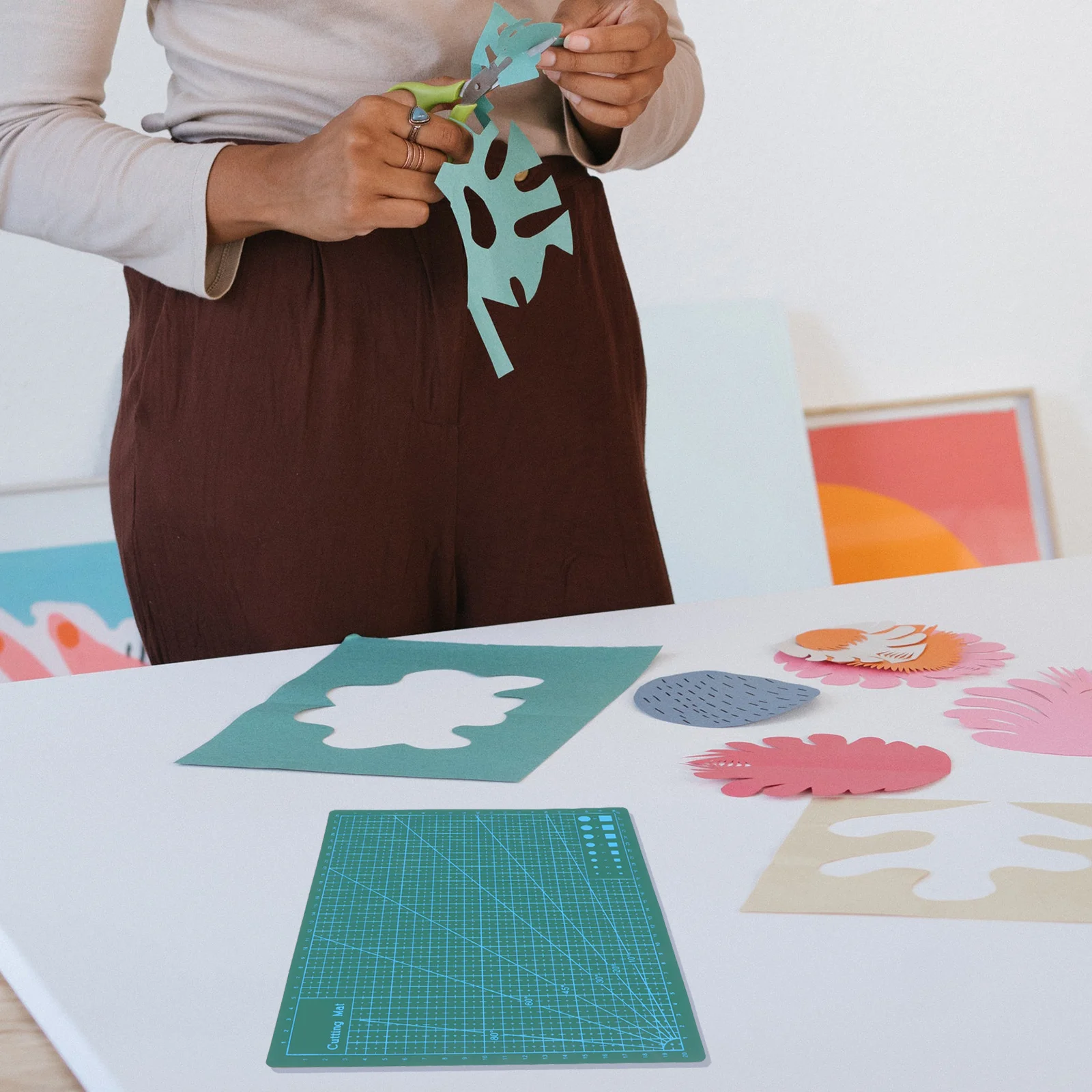 حصيرة قطع ذاتية الشفاء بقوة A4 مقاومة لقطع الخدوش للاستخدام المتكرر في صياغة تصميم الخياطة