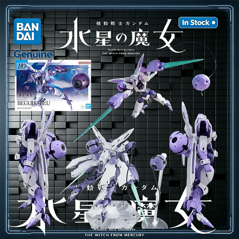 Bandai Gundam Model Kit HG 1/144 Beguir-Beu TWFM Anime Action Figures Collection Assembly Toy Hobby Gift Genuine Ready Stock Boy