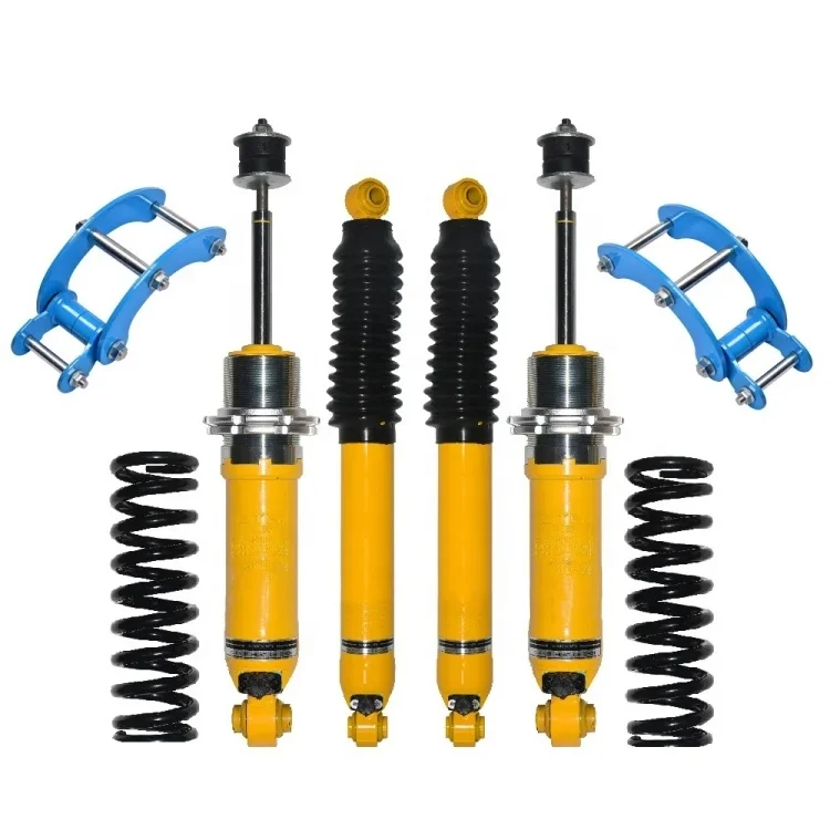 Piezas de suspensión todoterreno LE-STAR 4x4, amortiguador de puntal delantero de elevación 4x4 y resorte helicoidal para Hilux/Langer/Navar/Tritona