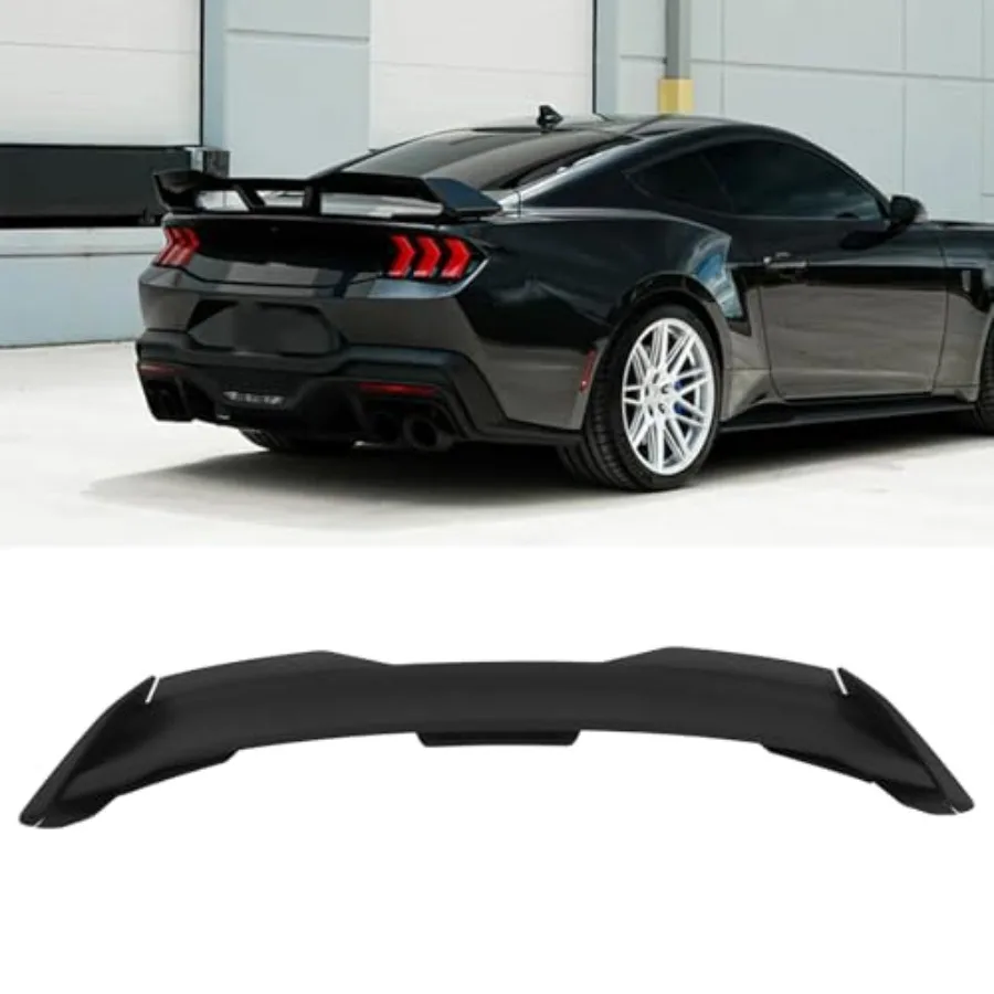 

Rear Spoiler for Mustang S650 2024-2025 All Models Ecoboost/GT/Darkhorse Trunk Duck Spoiler Wing Matte Black