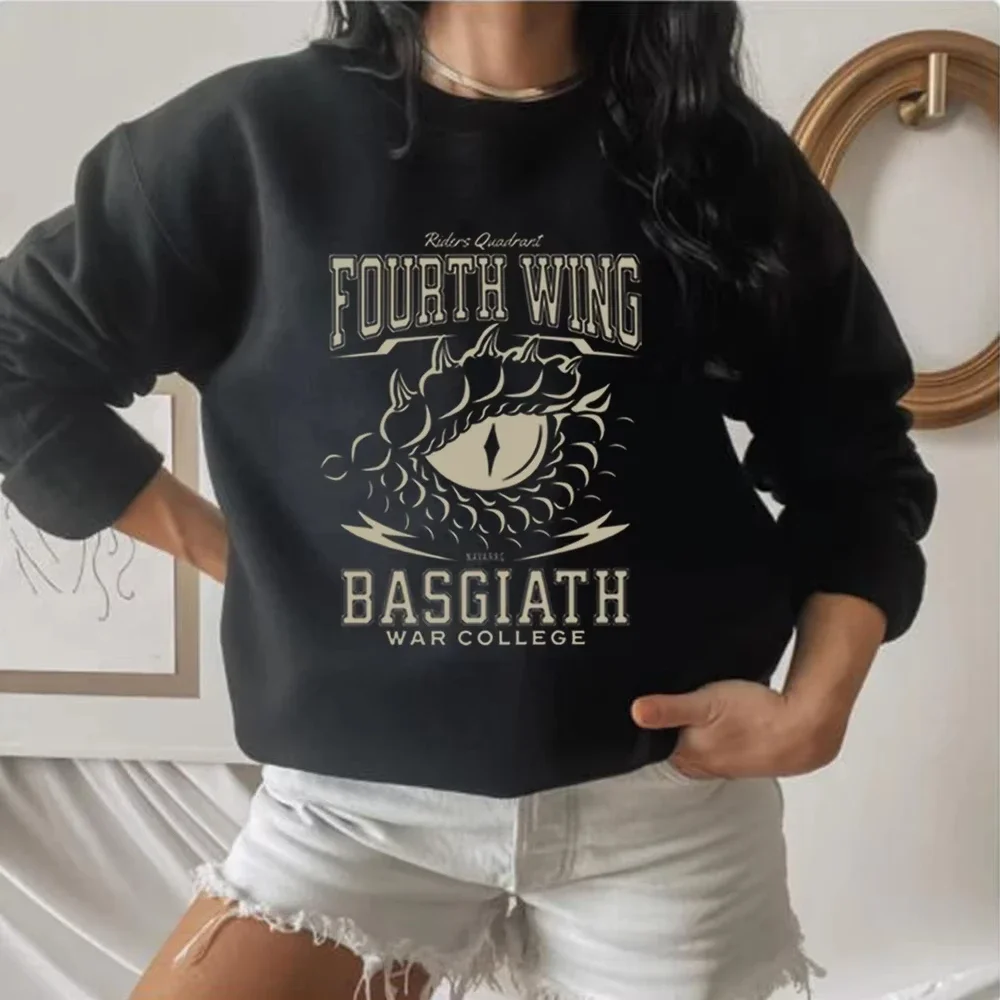 Fourth Wing Sweater Riders Quadrant Sweatshirt Basgiath War College Hoodie Book Lovers Shit Gift for Best Friends Unisex Tops