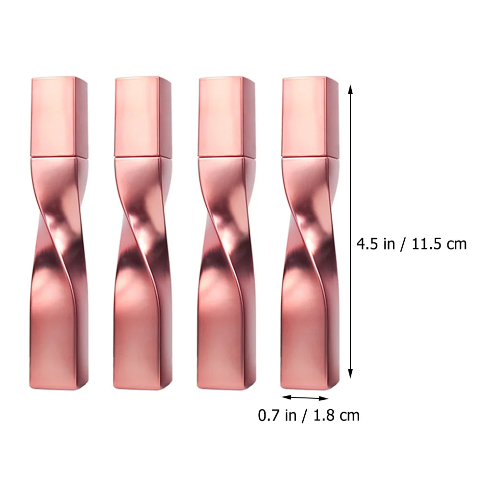 4 Stuks Wimper Borstel Lege Mascara Buizen Hervulbare Flessen Lash Serum Ricinusolie Applicator Wenkbrauw Borstel Reizen Gift