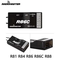 Radiomaster R81 R84 R86 R86C R88 V2 Receiver Receptor 4CH 6CH 8CH 16CH Receiver for FRSKY D8 D16 TX16S SE FPV Drones RC Parts