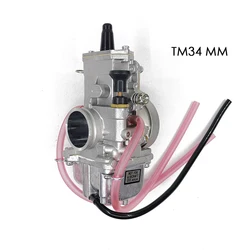 Vergaser für Mikuni TM34 34 mm TM34 TM-34 TM34FS Flachschiebe-Vergaser mit glatter Bohrung