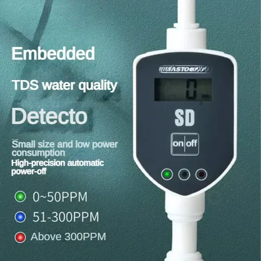 In-Line Aquarium Fish Tank TDS Water Quality Monitor Embedded Test Pure RO Machine Water Quality Water Purity Household