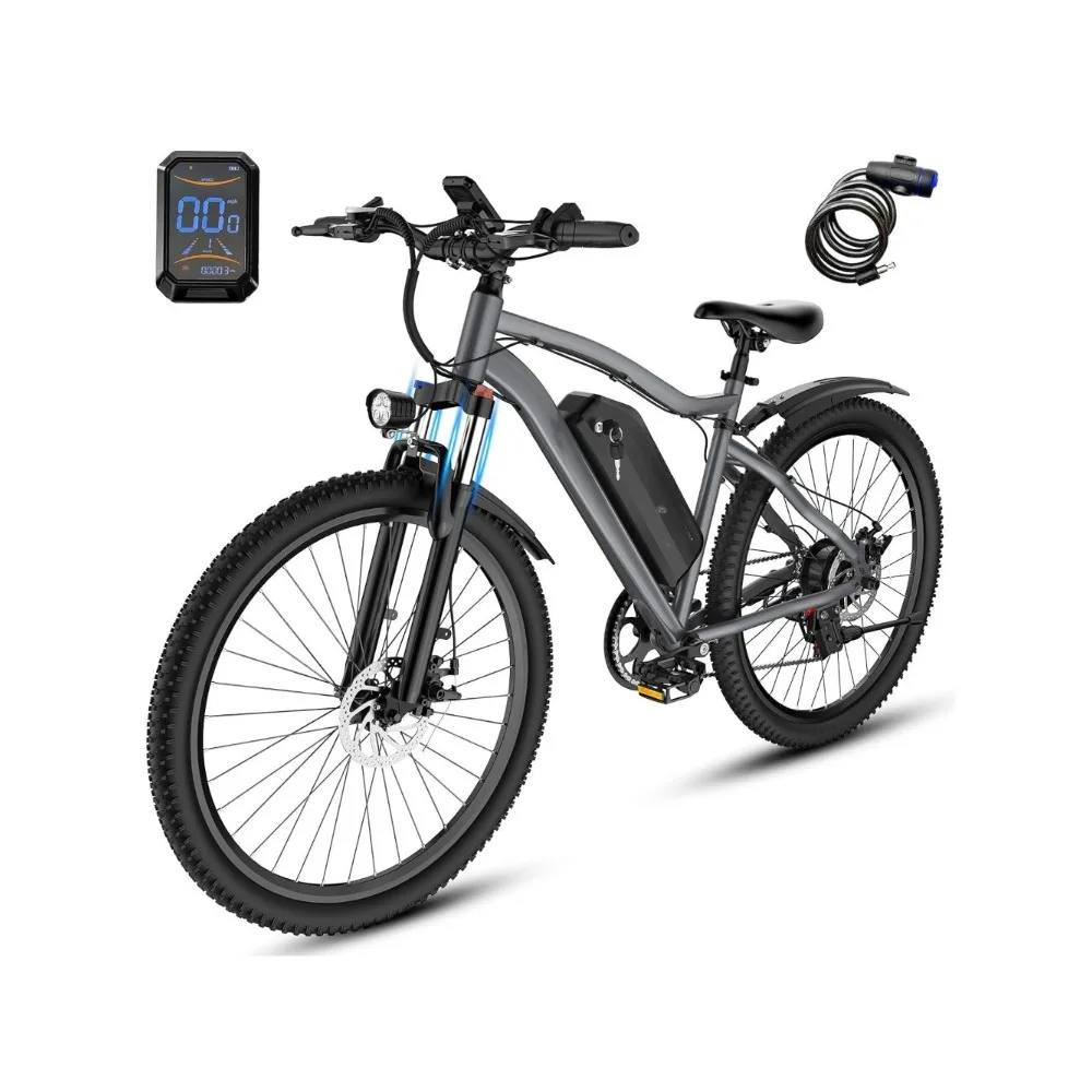 

Electric Bike for Adults, 26" Commuter Ebikes with 7-Speed Gears, 25MPH Lightweight E Bike, 720W Peak Motor, 375Wh, Customized