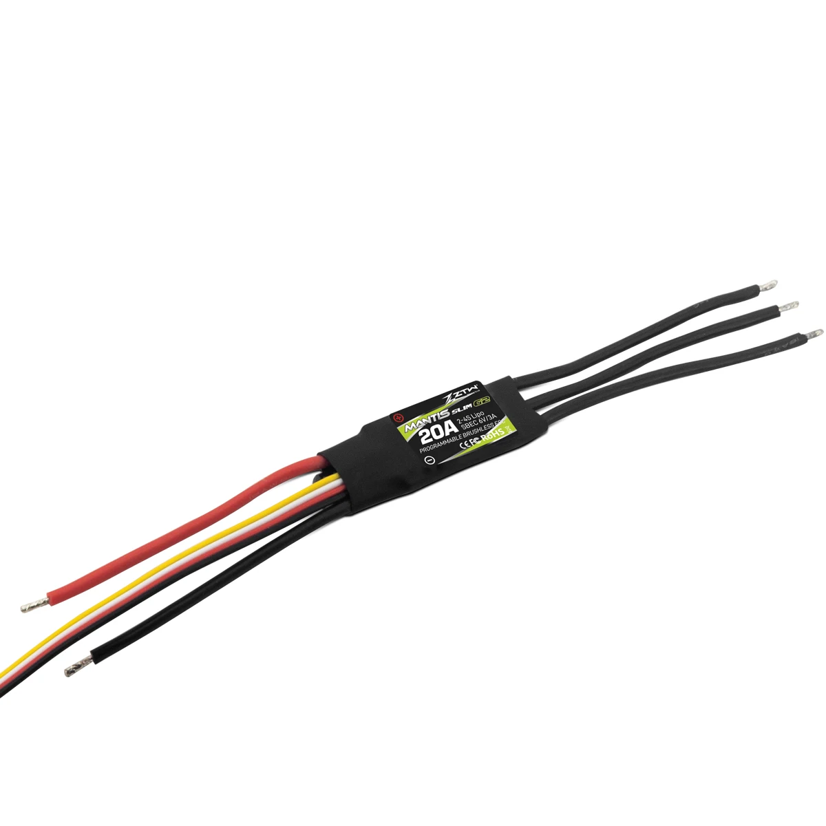 ZTW Mantis Slim 20A/30A ESC G2 SBEC 6V/3A 2-4S 32-Bit Bürstenloser Geschwindigkeitsregler für RC Flugzeug Starrflügel Indoor F3P 3D Flying