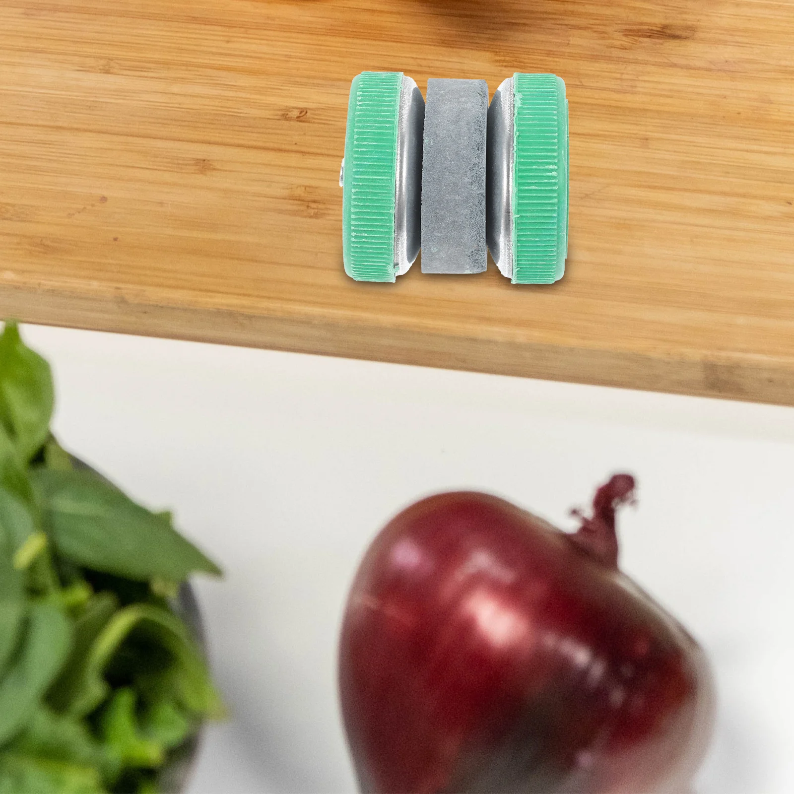 

Professional Knife Sharpener Scissor Round Stone for Dull Blades Green Ice Cream Whetstone Kitchen Tool Long Lasting