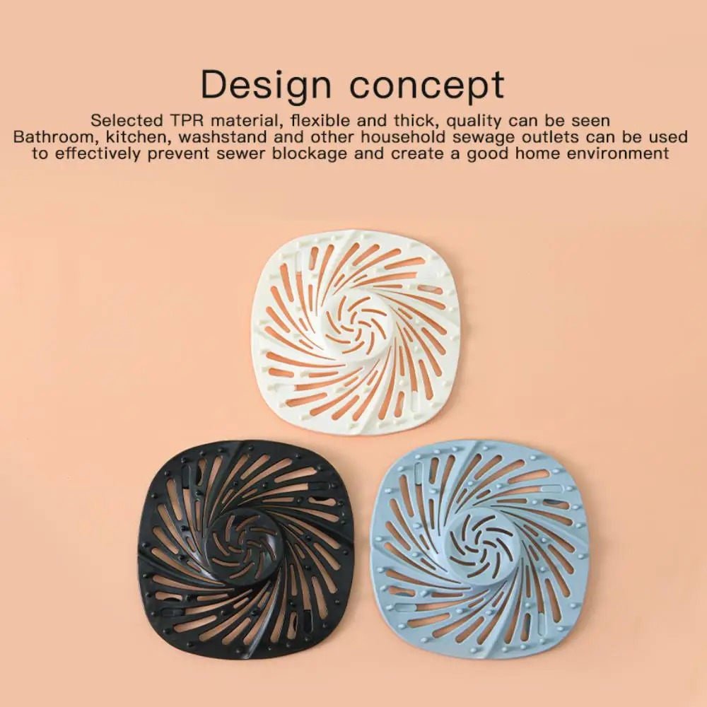 Silicone Floor Drain Deodorant Pad Kitchen Sink Strainer Toilet Pad Bathroom Anti Odor Sewer Deodorant Cover Water Stopper Mat