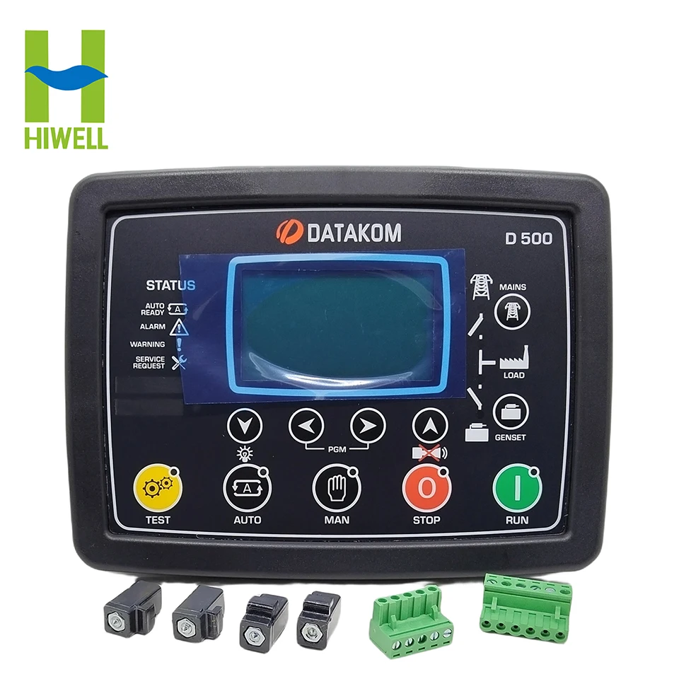 Imagem -02 - Datakom-painel Gerador Automático Controle Genconjunto Módulo Controlador Falha na Rede Genuine D500 Mk3