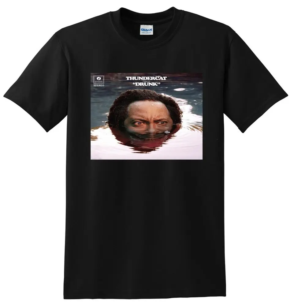 THUNDERCAT T SHIRT drunk vinyl cd cover SMALL MEDIUM LARGE XL High Quality 100%Cotton Short Sleeve