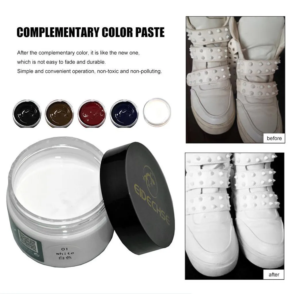 Leather Repair Cream Color Touch-Up Cream Leather Goods Renovation Dyeing Oil Leather Filler For Leather Repair Cracks Burn Hole